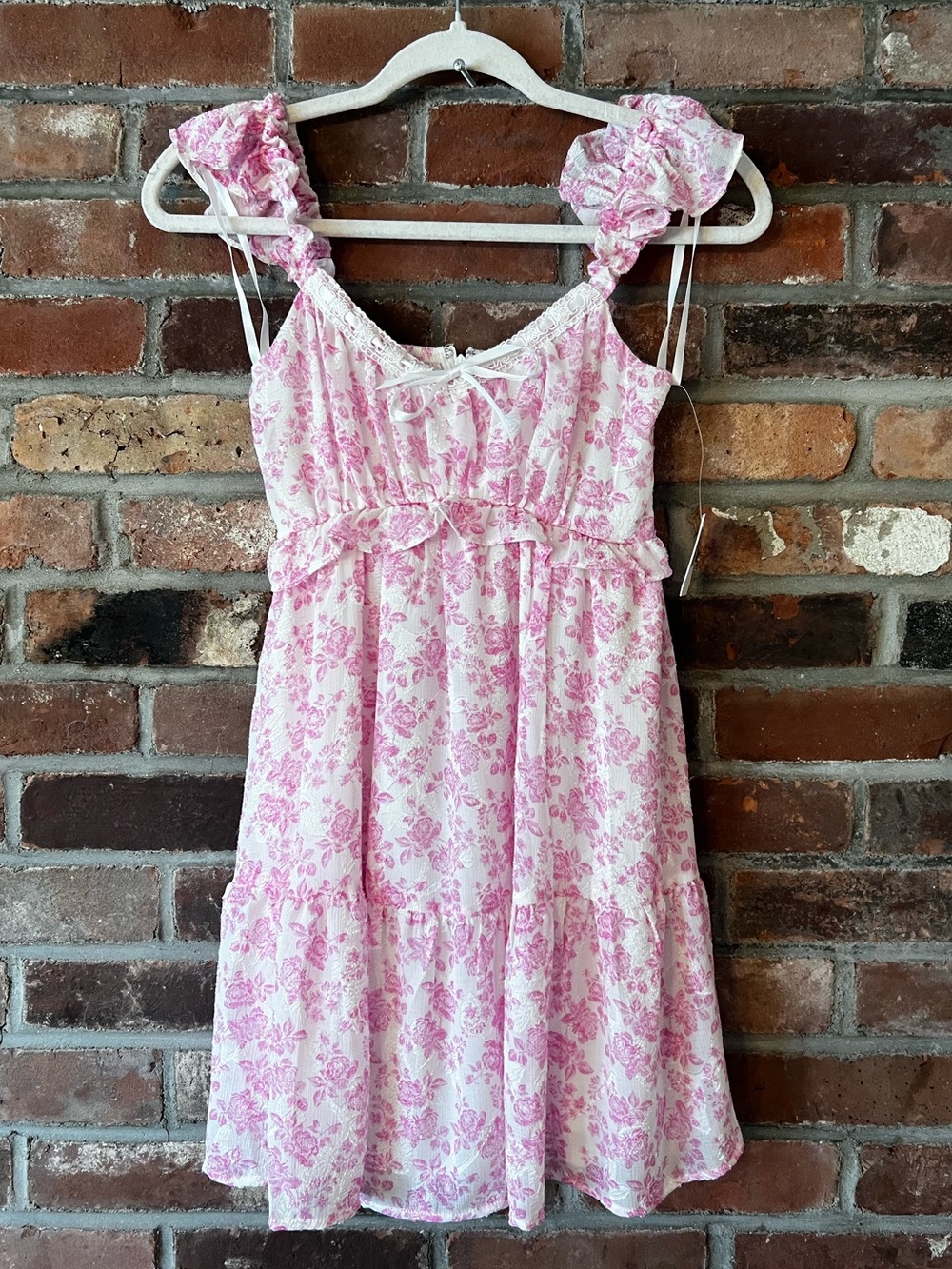 Altar'd State Pink Floral Dress